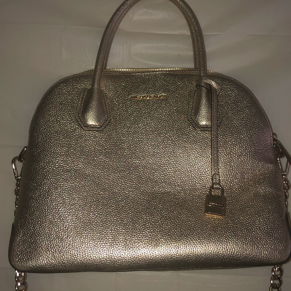 Michael Kors Metallic Satchel